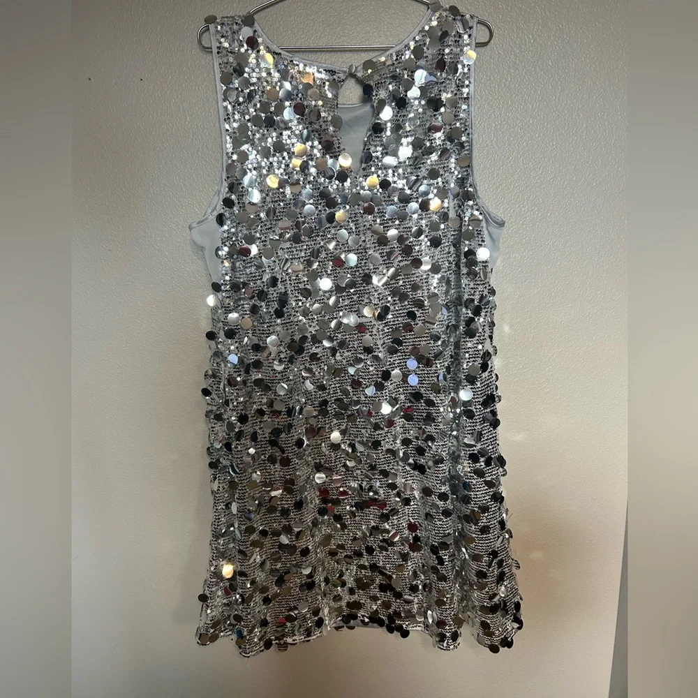 torrid Silver Sequin Mini Dress - Picture 3 of 8